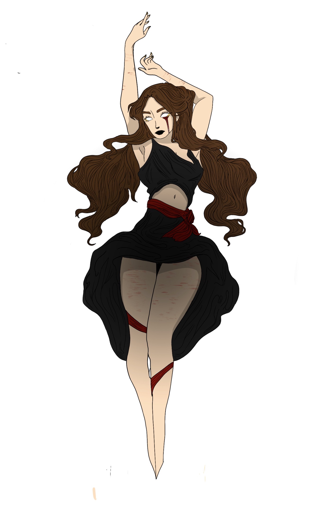 Color tattoo — Girl